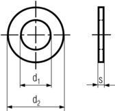DIN 1440 Plain Washers Dimensions