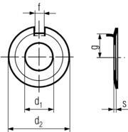 DIN 432 Lock Washer Weight Chart