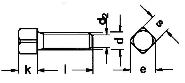 DIN 479 Bolt Dimensions