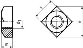 DIN 557 Nuts Specifications