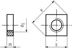 DIN 562 - Square Thin Nuts Material Specification