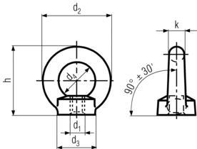 DIN 582 Eye Bolt Nut Specifications