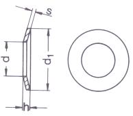 DIN 6796 Washers Dimensions