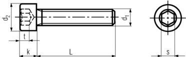 DIN 912 Bolt Dimensions