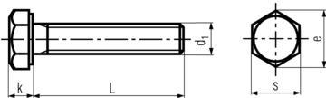 DIN 961 Bolt Dimensions