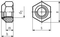 DIN 985 Nut Specifications
