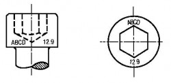 Grade Mark Socket Head ABCD 12.9 - Technical Spec