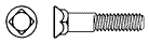 Plow Bolt, #3 Head