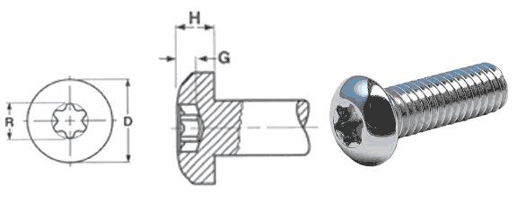 Pan Head Torx® Drive Pan Head Torx® Drive
