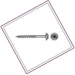UNS S32205 / S31803 Particle Board Screw